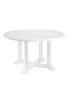 Bell Rive White Outdoor Small Round Dining Table
