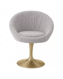 O'Neill Boucle Grey Dining Chair
