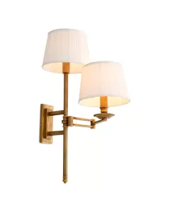 Xeno Vintage Brass Swing Wall Lamp